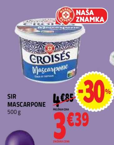 Sir mascarpone