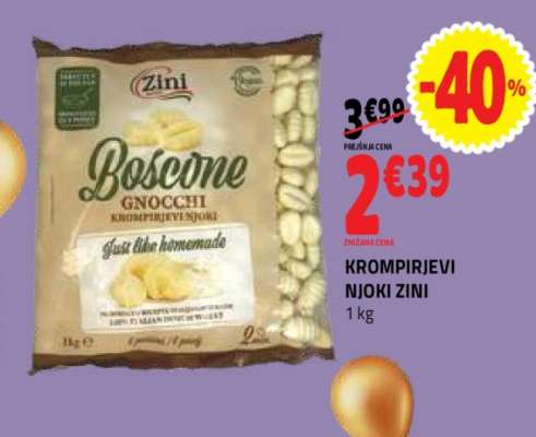 KROMPIRJEVI NJOKI ZINI