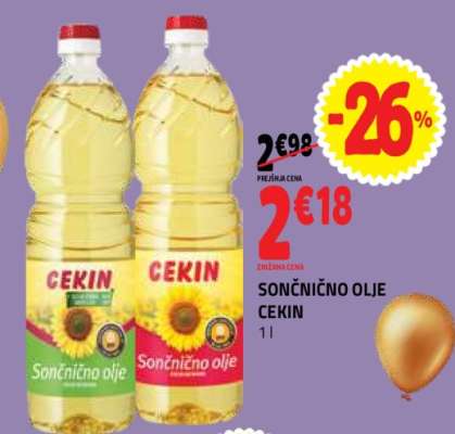 SONČNIČNO OLJE CEKIN