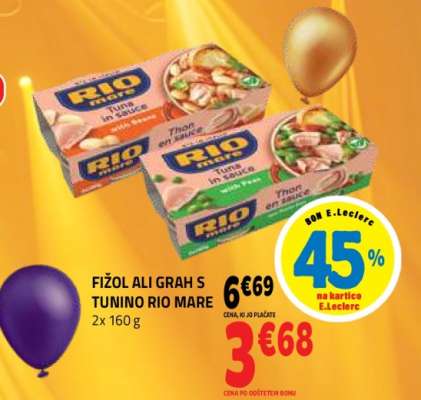 FIŽOL ALI GRAH S TUNINO RIO MARE