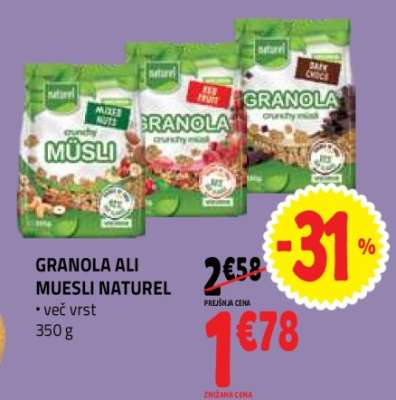GRANOLA ALI MUESLI NATUREL