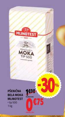 Pšenična bela moka Mlinotest