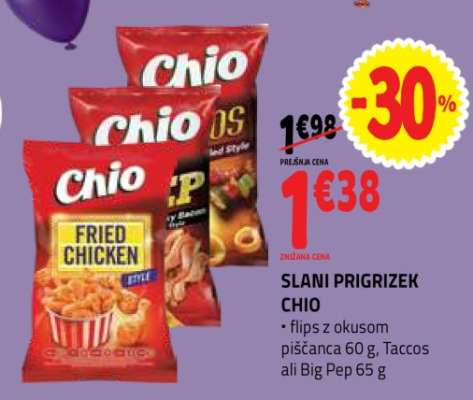 SLANI PRIGRIZEK CHIO