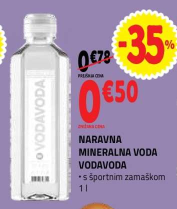 NARAVNA MINERALNA VODA VODAVODA