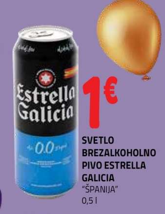 SVETLO BREZALKOHOLNO PIVO ESTRELLA GALICIA
