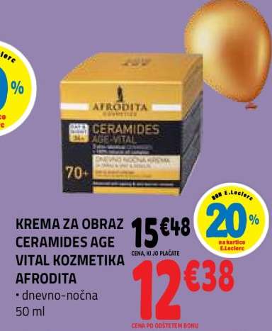 KREMA ZA OBRAZ CERAMIDES AGE VITAL KOZMETIKA AFRODITA