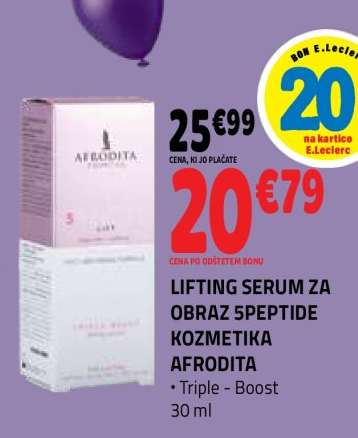 LIFTING SERUM ZA OBRAZ 5PEPTIDE KOZMETIKA AFRODITA