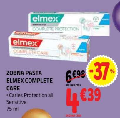 ZOBNA PASTA ELMEX COMPLETE CARE