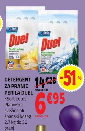 Detergent za pranje perila Duel