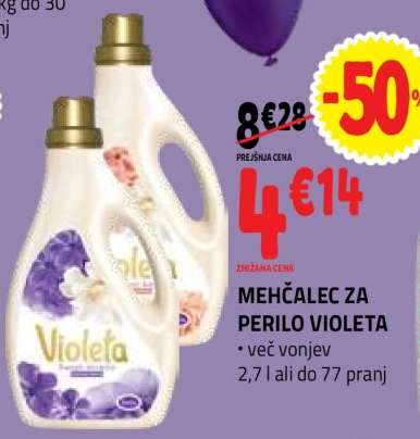 Mehčalec za perilo Violeta