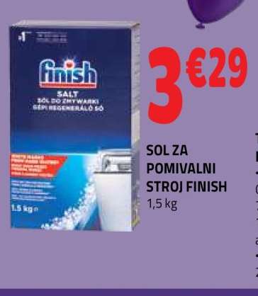 SOL ZA POMIVALNI STROJ FINISH