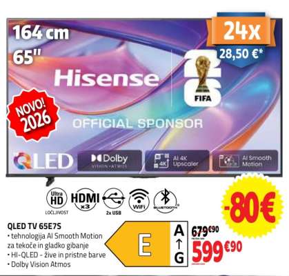 QLED TV 65E7S