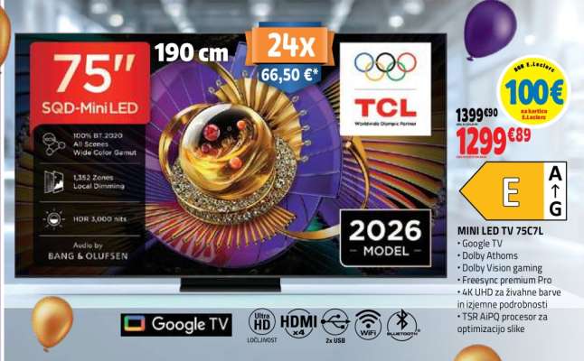 MINI LED TV 75C7L