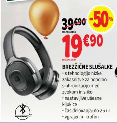 BREZŽIČNE SLUŠALKE