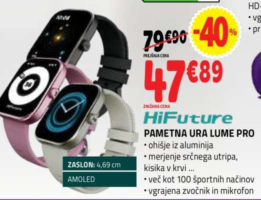 HiFuture PAMETNA URA LUME PRO