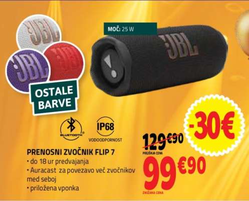 PRENOSNI ZVOČNIK FLIP 7