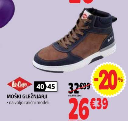 Moški gležnjarji