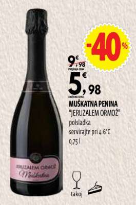 MUŠKATNA PENINA 'JERUZALEM ORMOŽ'
