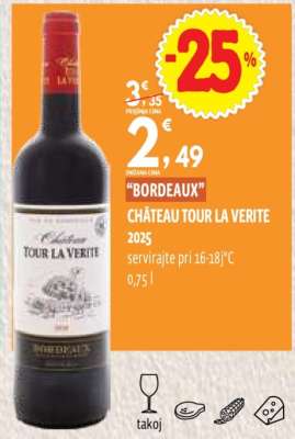"BORDEAUX" CHÂTEAU TOUR LA VERITE