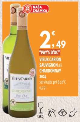 VIEUX CARION SAUVIGNON ali CHARDONNAY