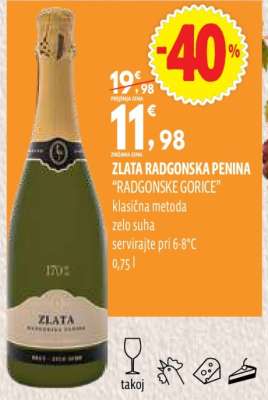 ZLATA RADGONSKA PENINA "RADGONSKE GORICE"