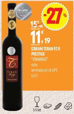 IZBRANI TERAN P.T.P. PRESTIGE