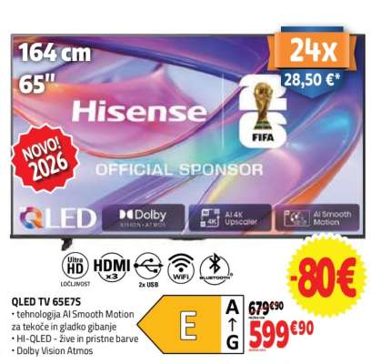 QLED TV 65E7S