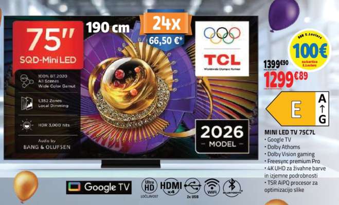 MINI LED TV 75C7L