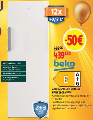 ZAMRZOVALNA OMARA RFNE290L41WN