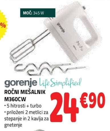 ROČNI MEŠALNIK M360CW