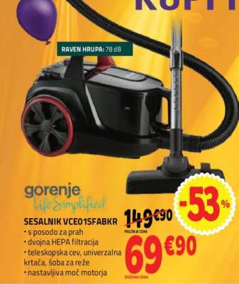SESALNIK VCE01SFABKR