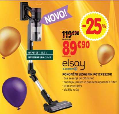 POKONČNI SESALNIK PO1CP2520R
