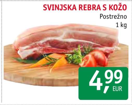 SVINJSKA REBRA S KOŽO