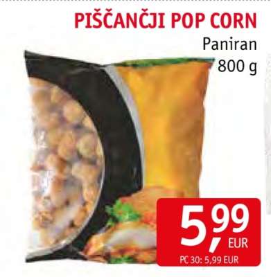 PIŠČANČJI POP CORN