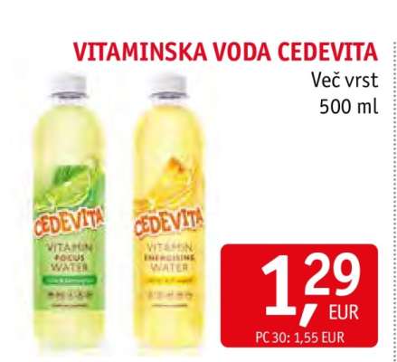 Vitaminska voda Cedevita