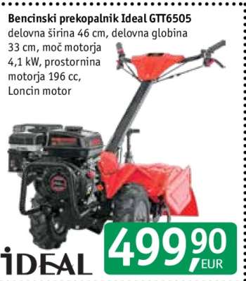 Bencinski prekopalnik Ideal GTT6505