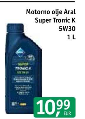 Motorno olje Aral Super Tronic K 5W30 1 L