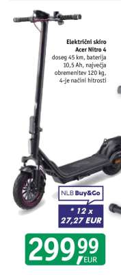 Električni skiro Acer Nitro 4
