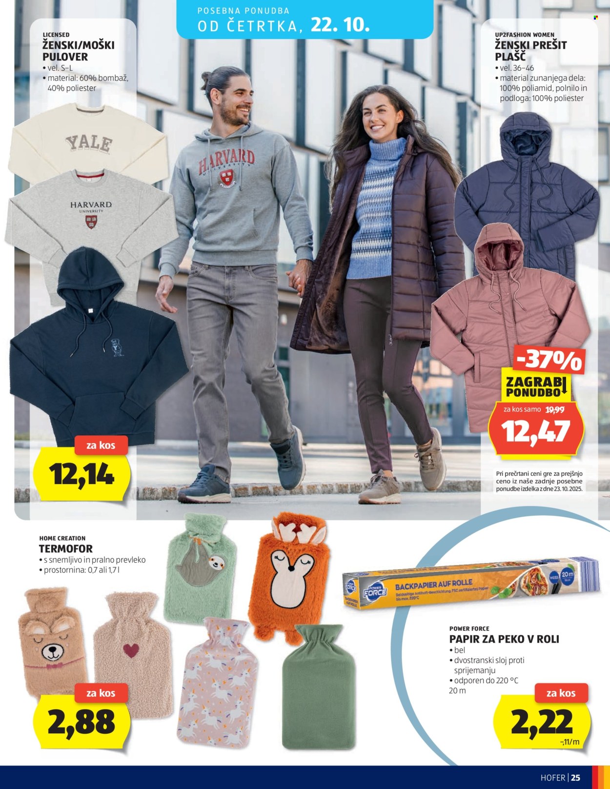 Hofer katalog - 14.10.2026 - 22.10.2026. Stran 25