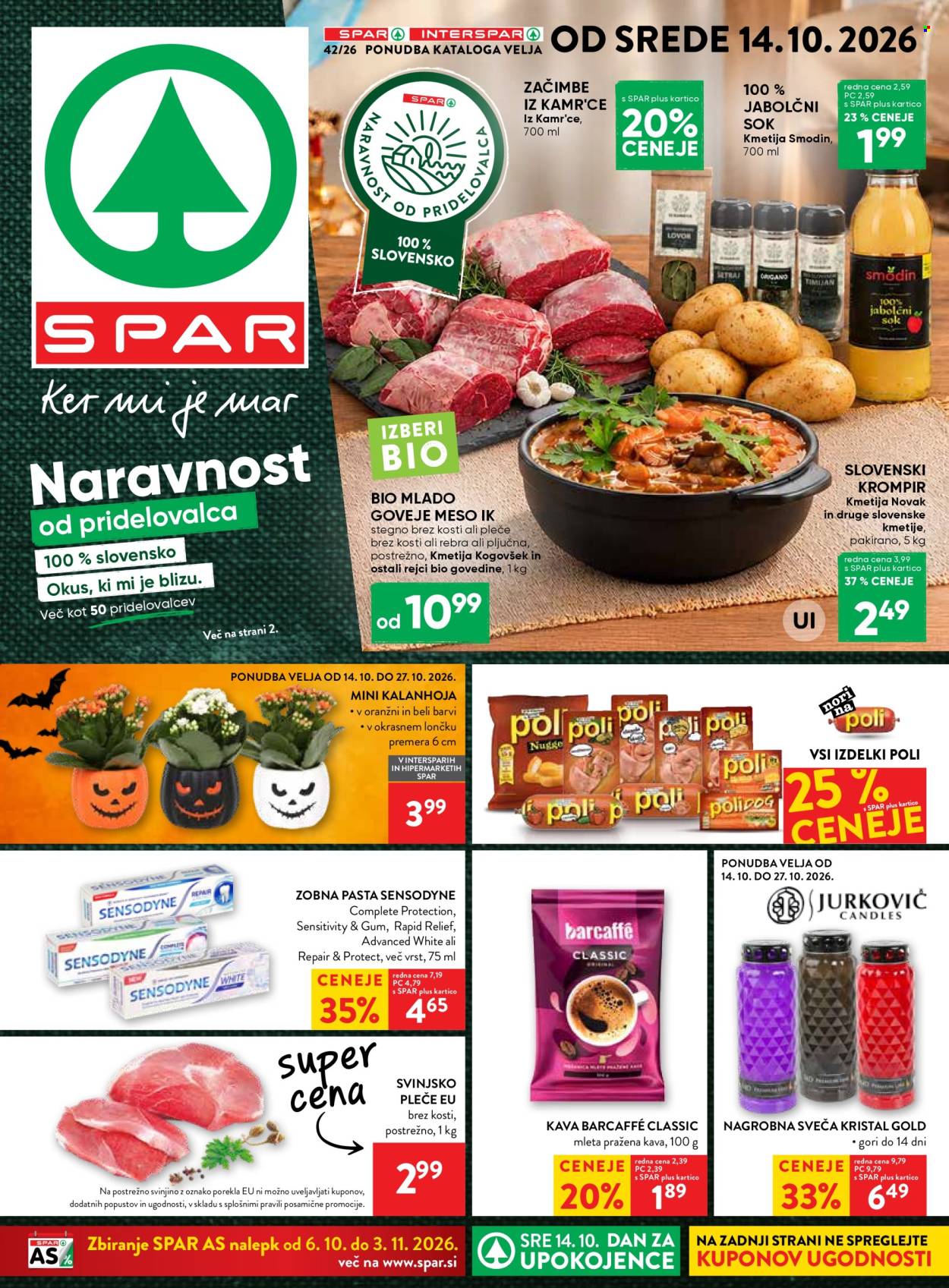SPAR katalog - 14.10.2026 - 27.10.2026. Stran 1