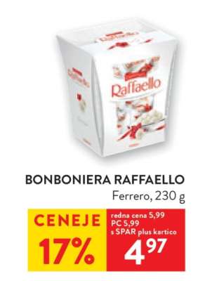 Bonboniera Raffaello