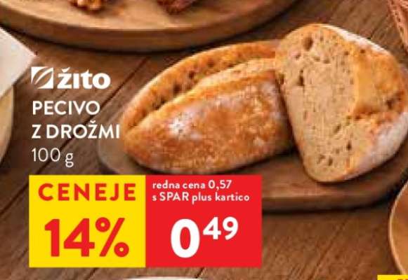 Pecivo z drožmi