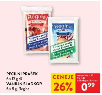 PECILNI PRAŠEK / VANILIN SLADKOR