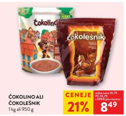 ČOKOLINO ALI ČOKOLEŠNIK