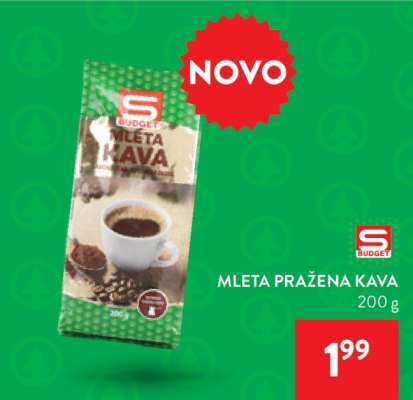 Mleta pražena kava