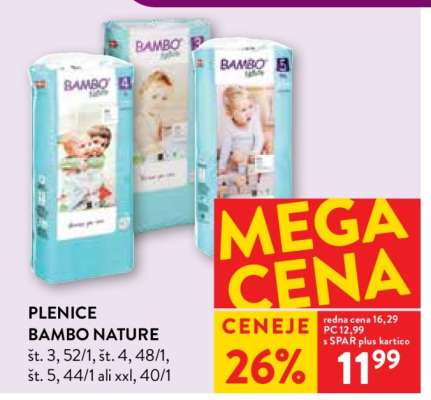 Plenice Bambo Nature