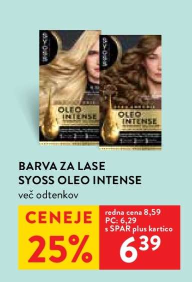 Barva za lase Syoss Oleo Intense