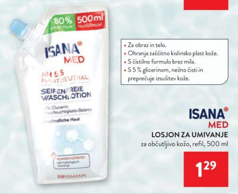 ISANA MED Losjon za umivanje