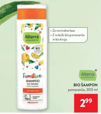 Alterra BIO ŠAMPON