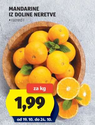 Mandarine iz Doline Neretve